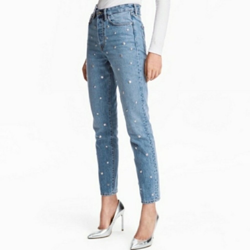 Studded jeans